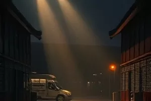 《像素工厂》科技纪实封面，车间流水线上的机械臂